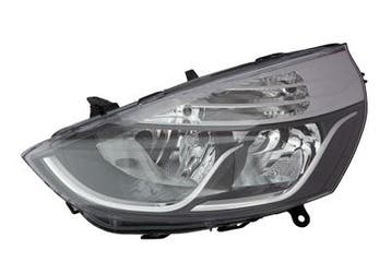 Renault Clio 2012-2016 Koplamp Links Chroom (Koplampen), Verzenden