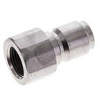 Coupleur DN 12 en acier inoxydable pour pistolet de, Verzenden