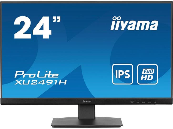 Iiyama ProLite XU2491H-B1 - 24 IPS Monitor - 100Hz, Computers en Software, Monitoren, Nieuw, Verzenden
