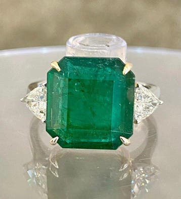 Sans prix de réserve - Bague de fiançailles Argent - 5.35ct.