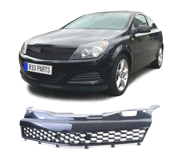CALANDRE OPEL ASTRA H GTC 04-07 NOIR, Autos : Pièces & Accessoires, Carrosserie & Tôlerie, Envoi