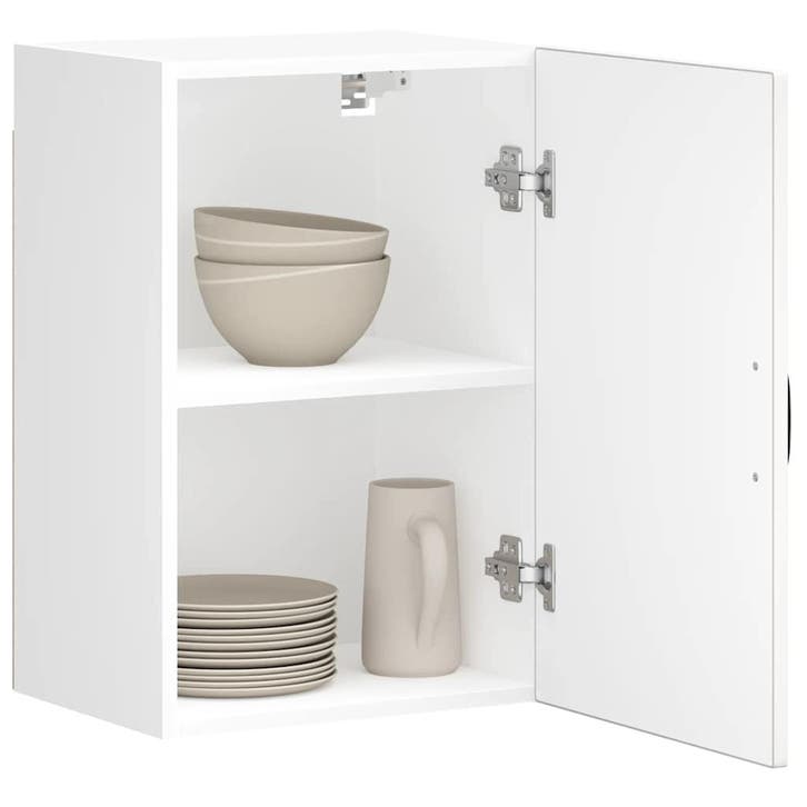 vidaXL Keukenbovenkast Lucca bewerkt hout wit, Huis en Inrichting, Kasten | Overige, Nieuw, Verzenden