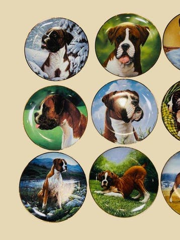 Danbury Mint - Simon Mendez - Assiette (12) - The Boxer - 22