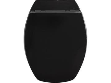 Veiling - Allibert wc-bril BACCARA² - geperst hout - afklik, Nieuw