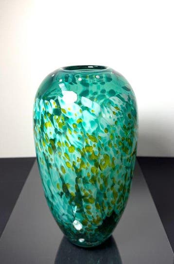 Maxence Parot - Vaas - Unieke vaas met opaline kleuren, 30