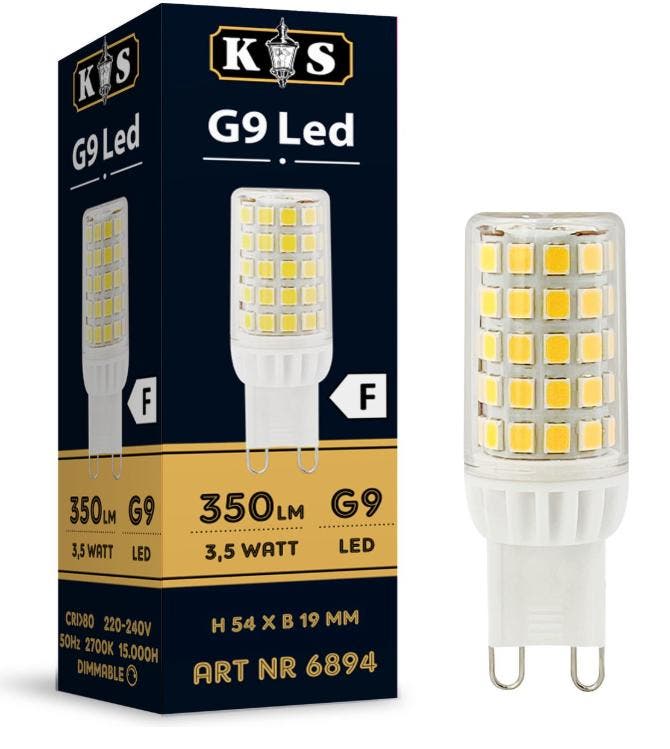 2dekans | Saaf – G9 LED Lamp – 3.5W – Transparant Kunststof, Huis en Inrichting, Lampen | Overige, Ophalen of Verzenden