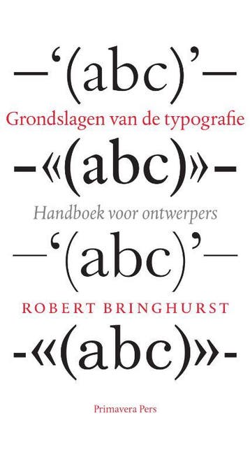 Grondslagen Van De Typografie | R. Bringhurst | Nieuw, Verzenden, Nieuw, R. Bringhurst