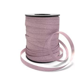 5m Glitter krullint roze - krullint - cadeau versiering, Ophalen of Verzenden