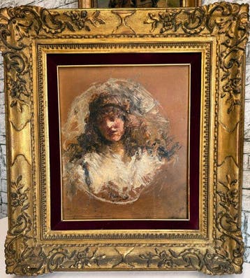 Antonio Mancini (1852 – 1930) - La Scapigliatura