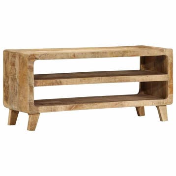 Tv-meubel mangohout 105cm | 59% korting | Retour deal, Verzenden