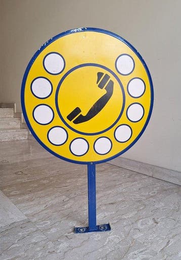 SIP - Dubbelzijdige uithangbord - SIP - Emaille bord -