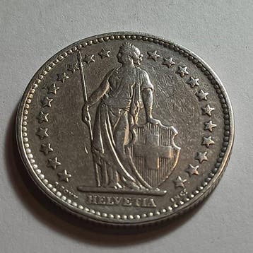 Zwitserland. 2 Francs 1901 (Zonder minimumprijs)