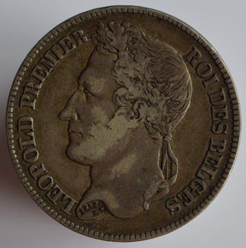 België. Leopold I. 2 Francs 1843 pos.B tranche