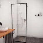 Aanbieding: BWS Douchewand Recta | Mat Zwart | Profiel |, Ophalen of Verzenden, Nieuw, Douche