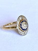 Sans prix de réserve - Bague - 18 carats Or jaune Diamant