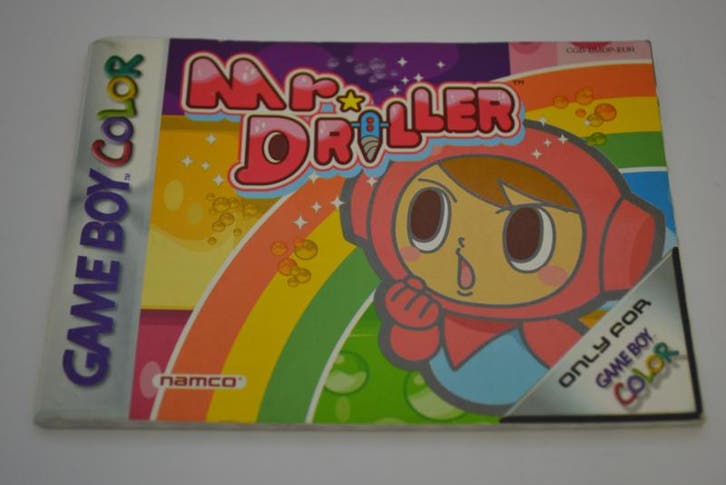 Mr Driller (GBC EUR MANUAL), Games en Spelcomputers, Spelcomputers | Nintendo Portables | Accessoires