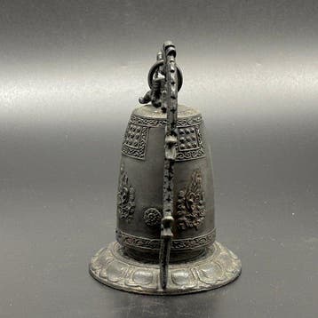 Vintage Cloche de sanctuaire - Bronze, dragon, Fud My,, Antiquités & Art