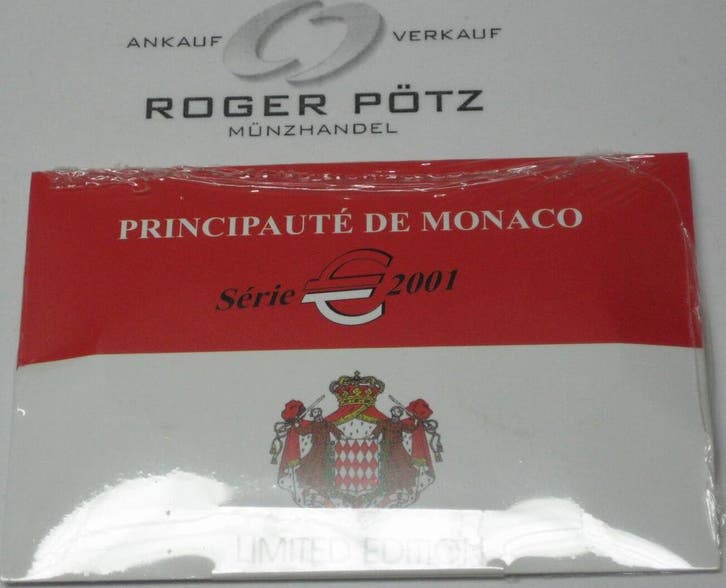 3 Euro Monaco offizieller Mini munten set des Casinos 200..., Postzegels en Munten, Munten | Europa | Euromunten, België, Verzenden