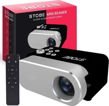 STOBE® Mini Beamer - Projector - 55 ANSI lumen - HDMI - I.., Audio, Tv en Foto, Verzenden, Nieuw