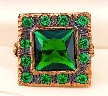 Sans prix de réserve - Bague - 9 carats Or rose, Argent, Handtassen en Accessoires, Ringen, Nieuw