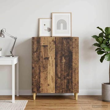vidaXL Dressoir Oud hout 66 x 34,5 x 90 cm Bewerkt hout, Verzenden, Nieuw