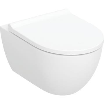 Wandcloset Geberit Acanto | Rimless | Turboflush | Keramiek, Ophalen of Verzenden, Nieuw, Overige typen