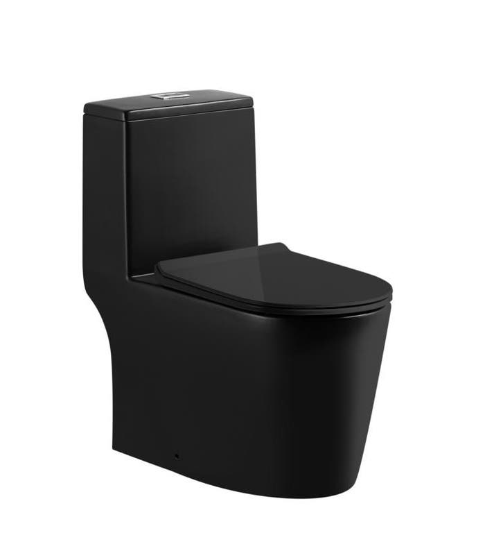 Duoblok toilet zwart FLO, Bricolage & Construction, Sanitaire