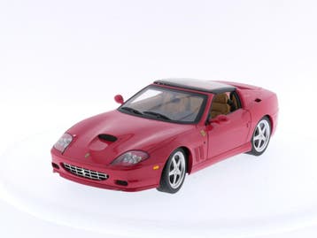 Schaal 1:18 Hot Wheels C7522 Elite 2005 Ferrari SuperAmer..., Ophalen of Verzenden, Gebruikt, Hot Wheels