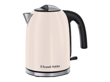 Russell Hobbs -  Colours Plus Waterkoker  - Wit, Elektronische apparatuur, Verzenden, Nieuw, Inox