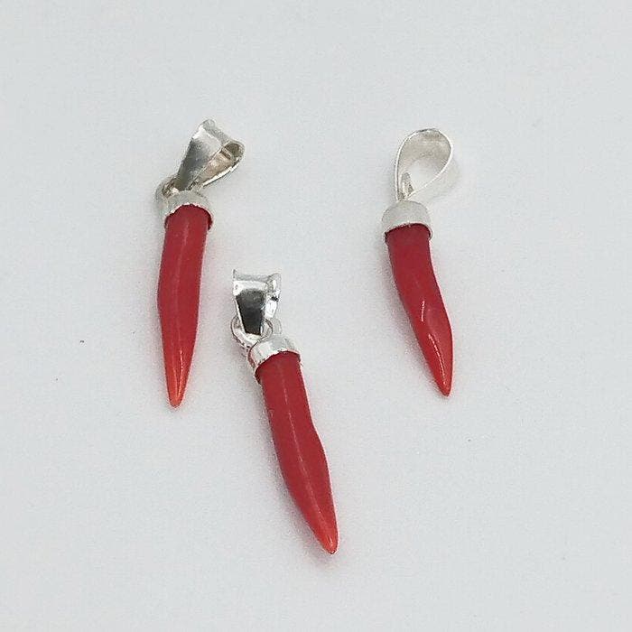 Bloedkoraal Koraal - Corallium rubrum (Zonder minimumprijs), Antiek en Kunst, Curiosa en Brocante