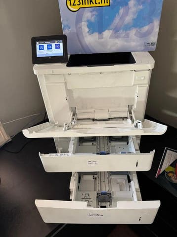 HP Enterprise M611dn Laserprinter - gebruikt (Computers), Computers en Software, Desktop Pc's, Ophalen of Verzenden, Nieuw