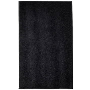 vidaXL Deurmat 117x220 cm PVC zwart, Verzenden