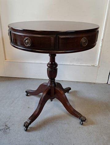 Table dappoint - Acajou - Table tambour