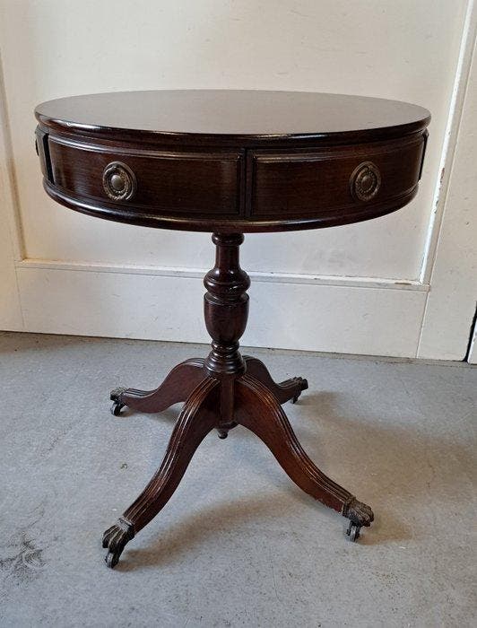 Table dappoint - Acajou - Table tambour, Antiek en Kunst, Curiosa en Brocante