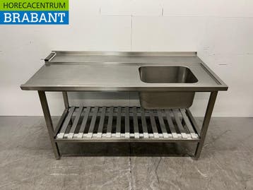 Table dalimentation en acier inoxydable pour lave-vaisselle, Articles professionnels, Horeca | Autre, Verzenden