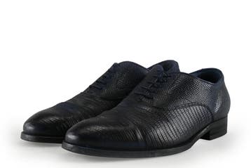 Manfield Veterschoenen in maat 41 Blauw, Verzenden, Veterschoenen