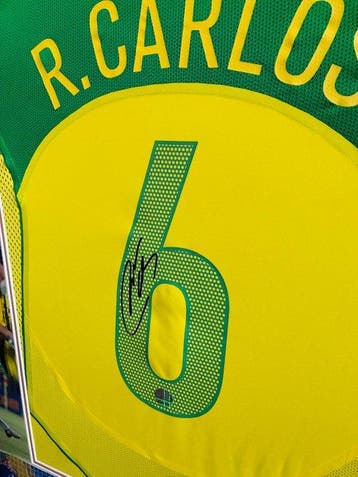 Roberto Carlos - Exclusif signé à la main – Maillot domicile