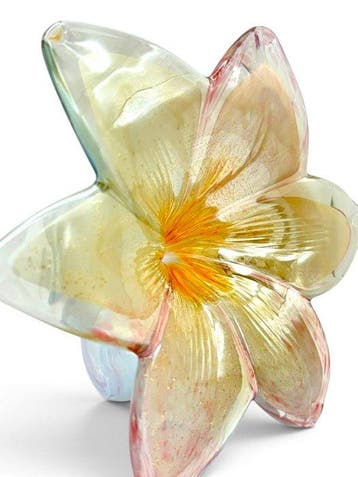 Tafelmiddenstuk (2) - Glas - Bloemen in Kunstglas