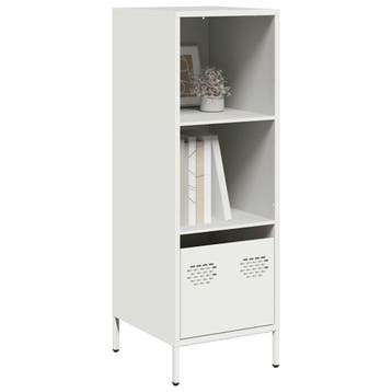 vidaXL Hoge kast 35x39x103,5 cm staal wit, Verzenden, Nieuw