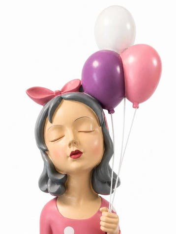 Daluxe Art - 1999 • XXL LV Balloon Girl Display – 100 cm