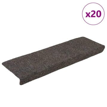 vidaXL Trapmatten Zelfklevend 20 stuks 65x21x4 cm Antraciet, Verzenden