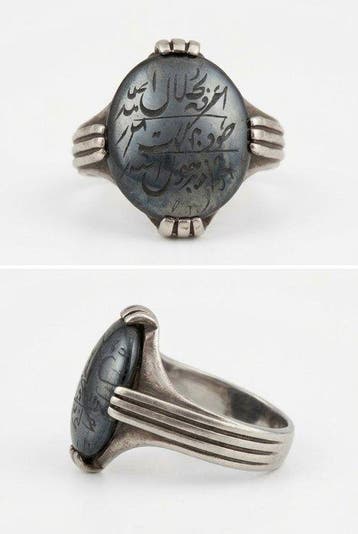 Zilver - Ring met amulet
