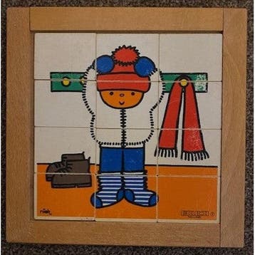 Educo Puzzel Kind met muts op (12 stukjes), Boeken, Verzenden, Nieuw