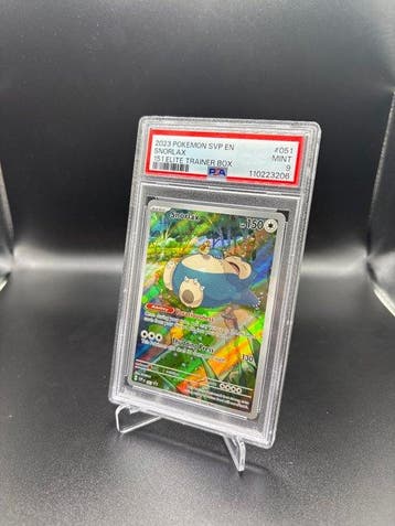 Pokémon - 1 Graded card - Snorlax #051 - PSA 9 - Scarlet &, Nieuw