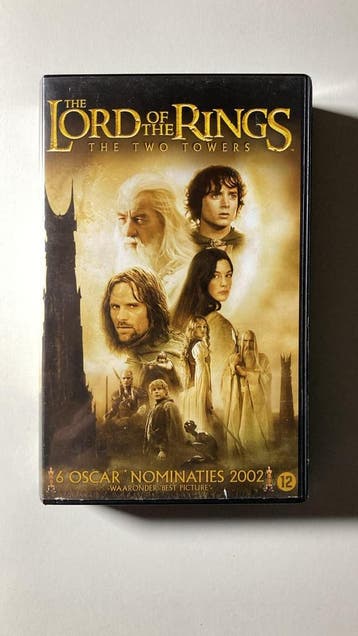 THE LORD OF THE RINGS THE TWO TOWERS (VHS), Gebruikt