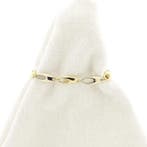 Bicolor gouden fantasie schakelarmband, Ophalen of Verzenden