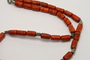 Corail - Corail rouge naturel indonésien - 26,8 g - Collier