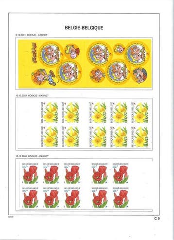 België 2000/2004 - Postzegelboekjes volgens de davo bladen, Postzegels en Munten, Gestempeld