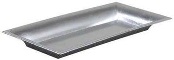 Onderbord Washed Rechthoek Zilver 28x12x3 cm, Maison & Meubles