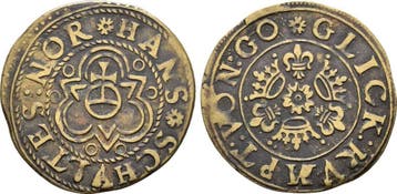 Rechenpfennig o J (1608-12) Nuernberg Stadt:, Verzenden